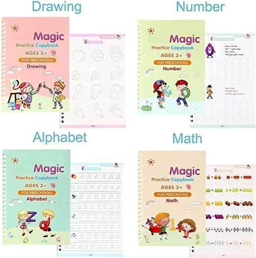 ✍️ Sank Magic Practice Copybook Set – Fun Learning with Reusable Writing Books!