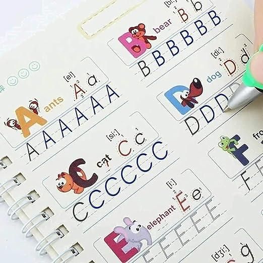 ✍️ Sank Magic Practice Copybook Set – Fun Learning with Reusable Writing Books!
