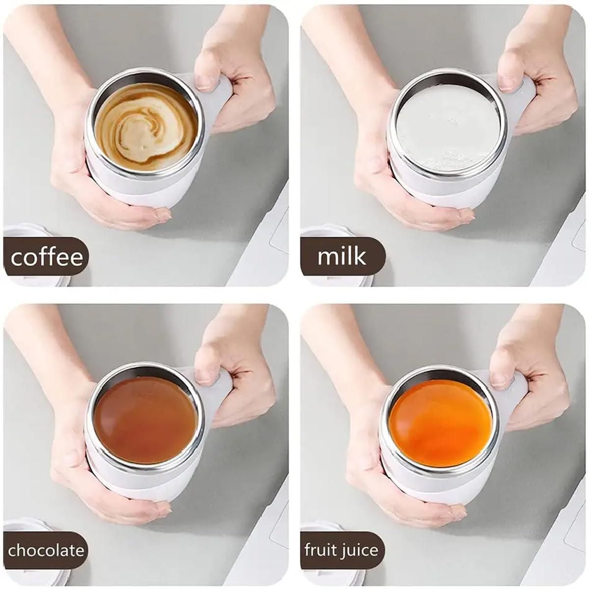 ⚡☕ “Self-Stirring Magnetic Mug – Just Press & Stir!” ☕⚡