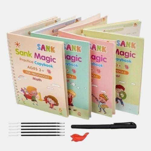 ✍️ Sank Magic Practice Copybook Set – Fun Learning with Reusable Writing Books!