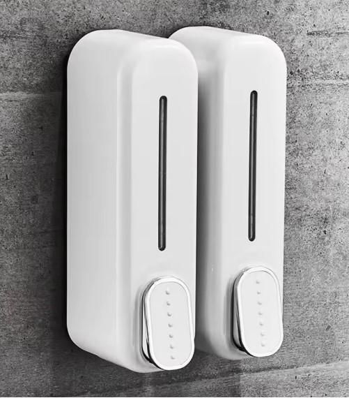 🚿 Press Wall-Mounted Dispenser – Manual Liquid Soap Pump