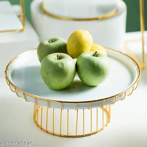 🎂✨ “ET Expo-Trends® Gold Wire Cake Stand with Dome – Elegant Dessert Display & Serving Platter” ✨🎂