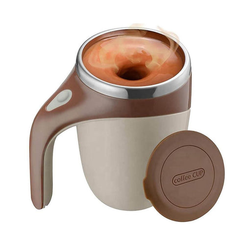 ⚡☕ “Self-Stirring Magnetic Mug – Just Press &amp; Stir!” ☕⚡