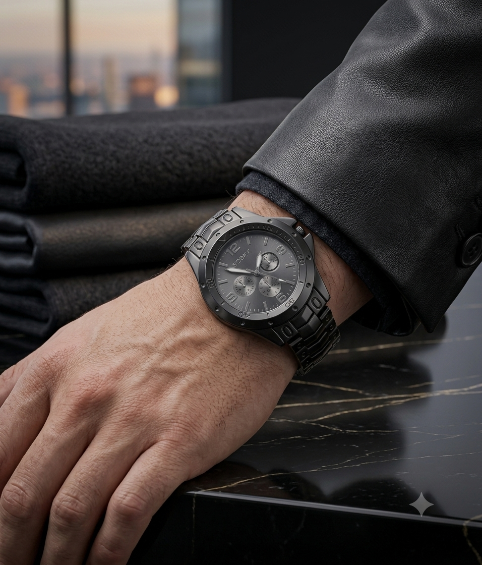 All-Black Tactical & Executive Watches For Men