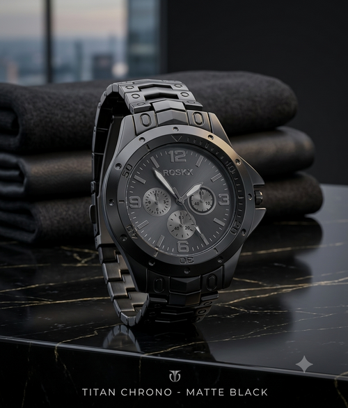 All-Black Tactical & Executive Watches For Men