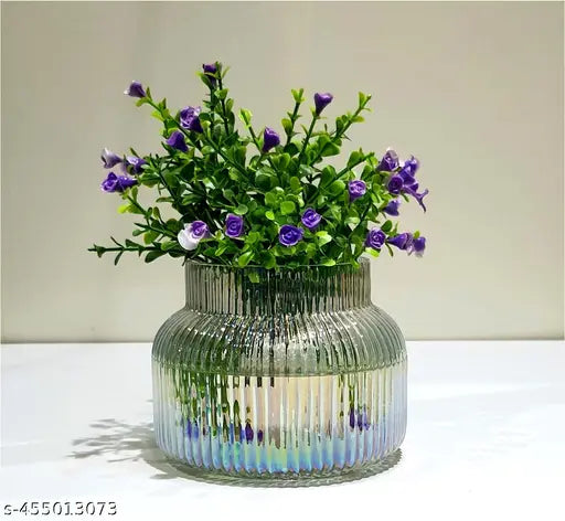 🌼✨ “Elegant Clear Glass Bud Vase – Modern Decorative Centerpiece for Home & Floral Arrangements”